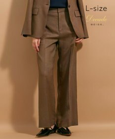 BEIGE， 【L-size】CAROLE / ワイドパンツ