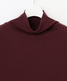 自由区 【XSサイズ～/洗える】ベアテレコ ボトルネック カットソー