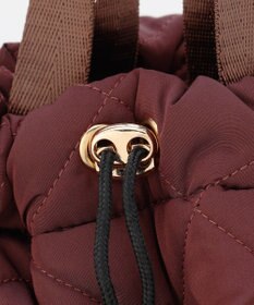 ANY キルティング×ボアコンビ巾着