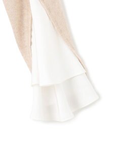 23区 L 【23区×Oggiコラボ】フレアサテンコンビ ラメニット