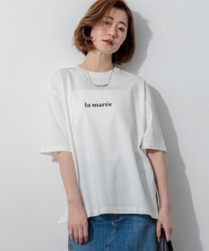 23区 【先行予約】la maree オーバーサイズ ロゴ Tシャツ