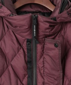 JOSEPH ABBOUD MOUNTAIN 【軽量/撥水】 フーデットキルティング ダウンブルゾン