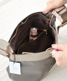 Hekhèr Le Style de Vie 新色追加【日本製】PUコートコットンキャンバス ショルダーバッグ