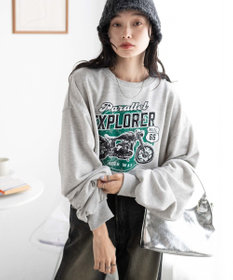 WEGO ヴィンテージライクショートスウェット