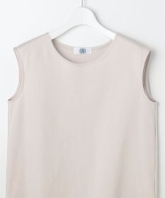 J.PRESS LADIES S スムースジャージー ノースリーブ カットソー