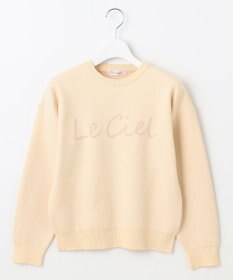 Feroux 【洗える】レタードロゴ プルオーバーニット