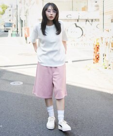 WEGO 【ユニセックス着用ITEM/MLサイズ展開】ワッフルヘンリーネックT（SS）