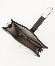 LA BAGAGERIE スクエアレザーミニショルダーバッグ