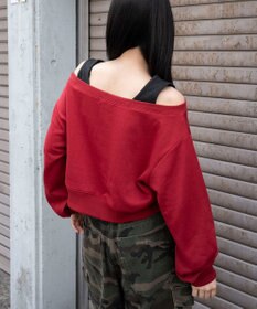 WEGO ドッキングオフショルショートスウェット