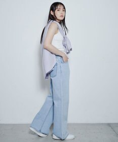 WEGO ルーズフィットフレアパンツ