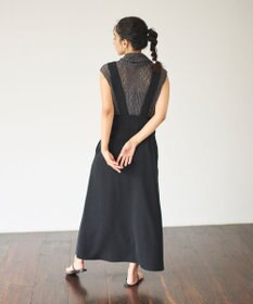 #Newans タートルネックレースブラウス