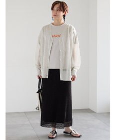 Te chichi レースプリーツナロースカート《2026 SUMMER LOOK item》