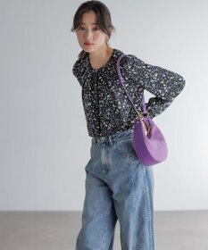 組曲 S プティフラワープリント ブラウス