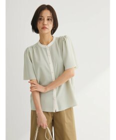 Green Parks ・ＥＬＥＮＣＡＲＥ　ＤＵＥ　バイカラーブラウス