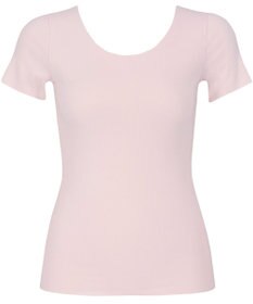 Wing あったかインナー 綿100％(肌側) アウターにひびきにくい ムレにくい 【綿の贅沢 ここちフラット】 3分袖 半袖 秋 冬 EL4373 ウイング／ワコール