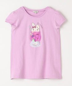ANY KIDS シャラシャラ ビーズ入り Tシャツ