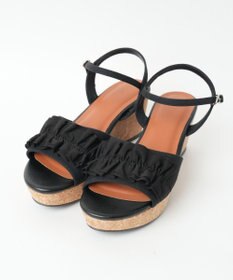 WEGO ウェッジソールフリルサンダル