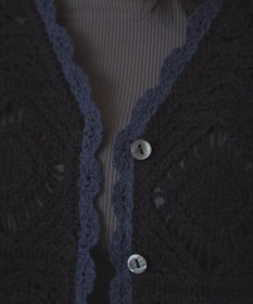 AMERICAN HOLIC クロシェ風ニットベスト