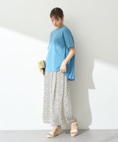 earth music&ecology バックプリーツドッキングチュニック