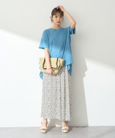 earth music&ecology バックプリーツドッキングチュニック