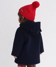 MIKI HOUSE HOT BISCUITS 【80-120cm】 フリースボンディング ダッフルコート