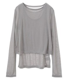 Green Parks ・Ｐｅｔｉｔ　Ｆｌｅｕｒ　レイヤードシアープルオーバ