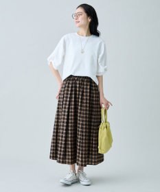 ANY 【2SET】ニット×チェックスカートセット