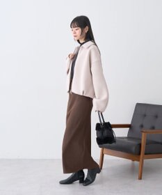 earth music&ecology ダンボールニットZIPブルゾン