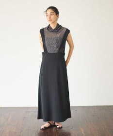 #Newans タートルネックレースブラウス