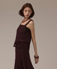 GRACE CONTINENTAL クロシェレースキャミ