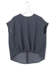 ICB 【先行予約】 FluidBackSatin フレンチスリーブブラウス
