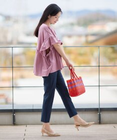 Tiaclasse L 日本製サーラドライ・テーパードパンツ