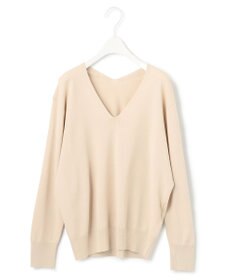 ICB 【WEB限定カラーあり・洗える】シンセティックハイゲージ Vネックプルオーバー