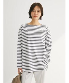 Green Parks ラウンドボーダーリラックスプルオーバー