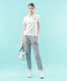 23区GOLF 【WOMEN】【吸水速乾/UVカット】サッカーポロシャツ