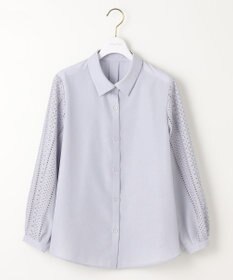ANY SIS 【洗える】エンブロイダリースリーブ ブラウス