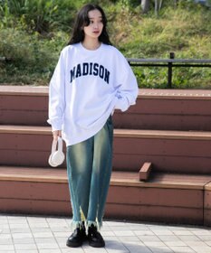 WEGO ヘビーウエイトサガラグラフィックプルオーバー