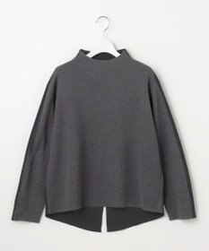 自由区 【セットアップ対応・洗える】ウールミラノボトルネック ニット