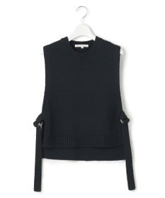 23区 【洗える】コットンストレッチリリヤーン  ニットベスト