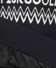 23区GOLF 【WOMEN】【ウォッシャブル】ノルディック柄裏付き ニット