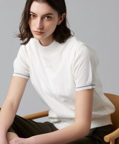 23区GOLF 【23Fondation/WOMEN】レイヤード風 コンビモックネック