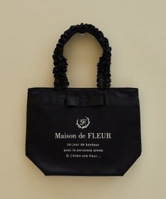 Maison de FLEUR ブランドロゴフリルハンドルトートMバッグ