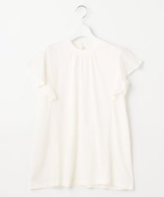 Feroux 【UVケア】スタンドカラーフレアスリーブ Ｔシャツ