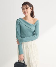 Green Parks ・ｓｗｉｎｇ　ｂｙ　クロスネックプルオーバー