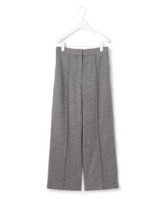 ICB ウールミルドジャージー ワイドストレートパンツ