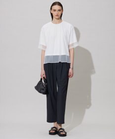 ICB L 【接触冷感・UVカット・防シワ・洗える】 アトラストリコット テーパードパンツ