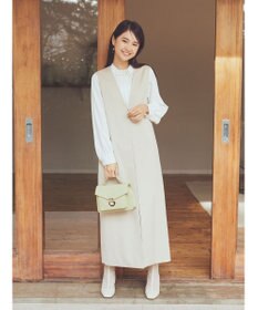 earth music&ecology ジップジレワンピース