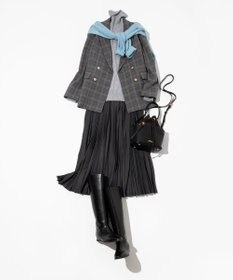 23区 S 【見上愛さん着用/CanCam11月号掲載】パウダリータイプライター プリーツ スカート