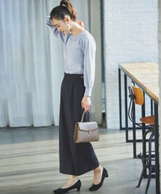 ANY SIS 【洗える】ビットポイント ワイドパンツ