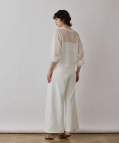 GRACE CONTINENTAL シアージョーゼットカーディガン